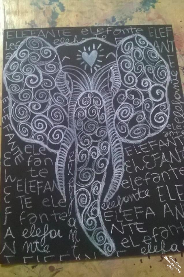 Elefante Con Espirales